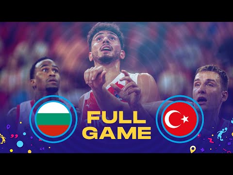 Bulgaria v Turkey | Full Basketball Game | FIBA EuroBasket 2022