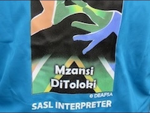 SA Sign Language Interpreters sing Nkosi Sikelel' iAfrika in Mandela tribute