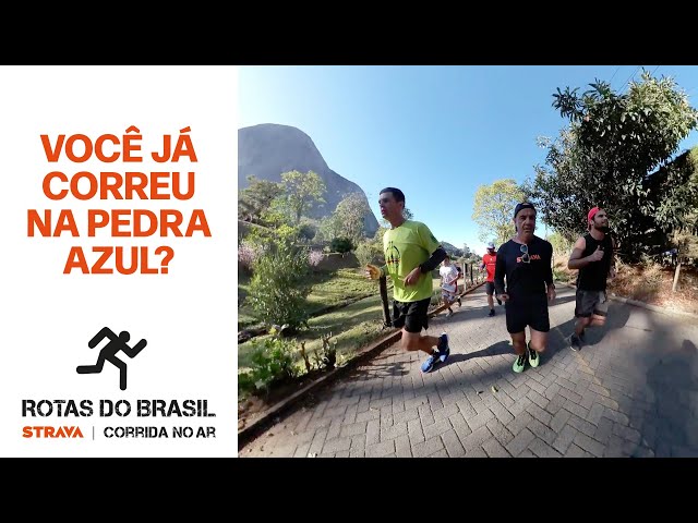 Fui CORRER na PEDRA AZUL (um lugar lindo e fod@ de correr) | Rotas do Brasil
