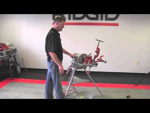 How To Use The RIDGID® 300 Complete Threading Machine