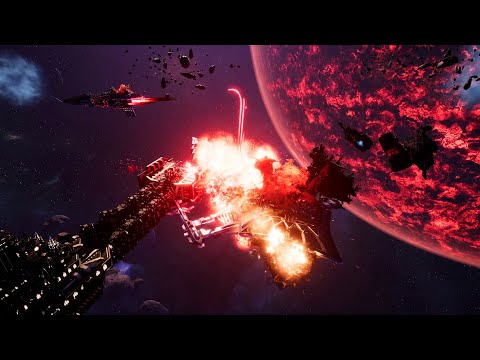 PVE 2020: Space Marines vs Chaos! - Quick Battle, Skirmish Gameplay, Battlefleet Gothic Armada 2