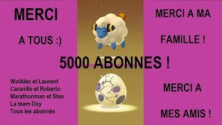 Pokémon Go 96 : MERCI POUR LES 5000 ABONNES 😊 ŒUFS 10 km : ECLOSIONS et RARETES …