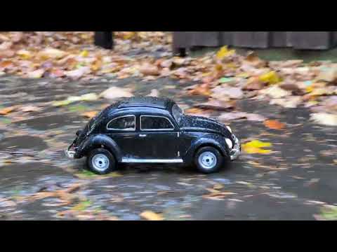 CXD D62 MINI Käfer (Beetle) 1/16 RWD // Exploration tour @ Furzhaus Faltenhaut on a rainy day