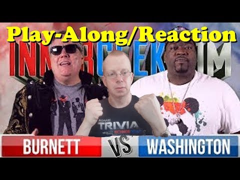 🔴LIVE - Burnett VS Washington - Movie Trivia Schmoedown Innergeekdom | Play-Along/Reaction