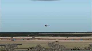 preview picture of video 'FS 2004 Landing of  A320 Pulkovo (ULLI)'