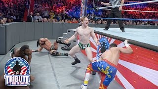 Swann, Perkins & Gallagher vs. Kendrick, Nese & Gulak: Tribute to the Troops, Dec. 14, 2016