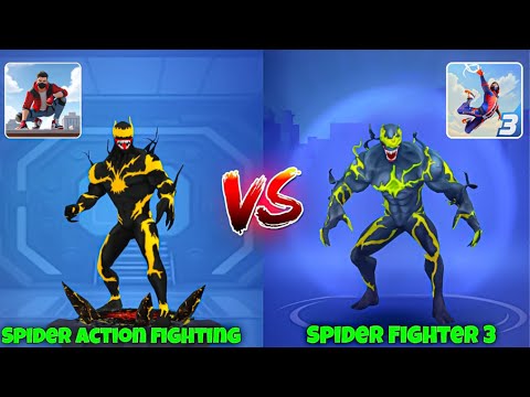 Spider Fighter 3 Venom Vs Spider Action Fighting Game Venom Who Is The Best