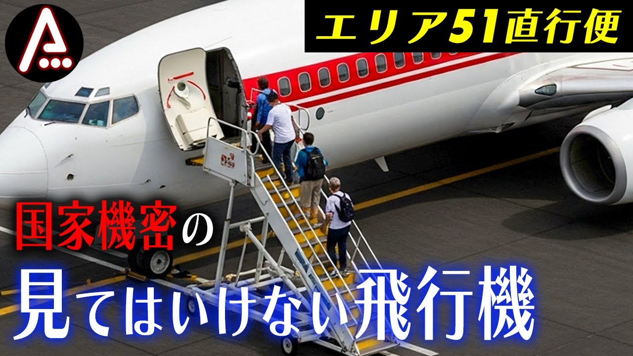 消えるフライト情報【存在しないエアライン・ジャネット航空】行き先は秘密軍事基地エリア51
