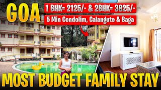 Most Budget Family Stay in Goa | 1 & 2 BHK Apartment on rent in Goa | Roomzaway.