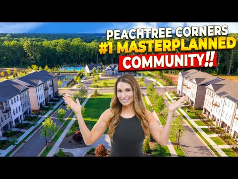 Atlanta Georgia's Hidden Gem - Tour This INCREDIBLE New Construction Homes In Peachtree Corners GA!