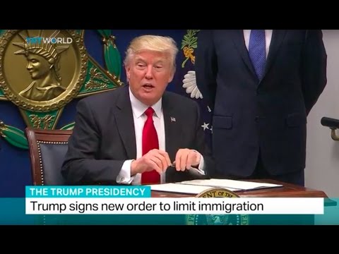 The Trump Presidency: Trump signs new order to limit immigration