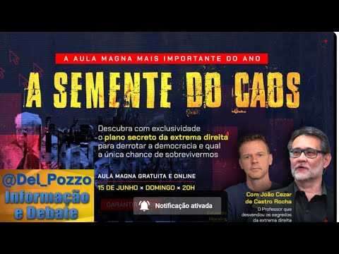 A SEMENTE DO CAOS - AULA MAGNA COM EDUARDO MOREIRA E CASTRO ROCHA