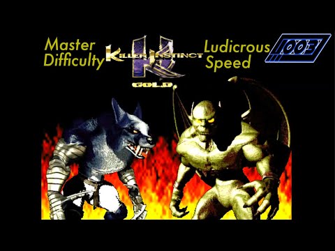 Killer Instinct Gold Sabrewulf Arcade (Master Difficulty/Ludicrous Speed)