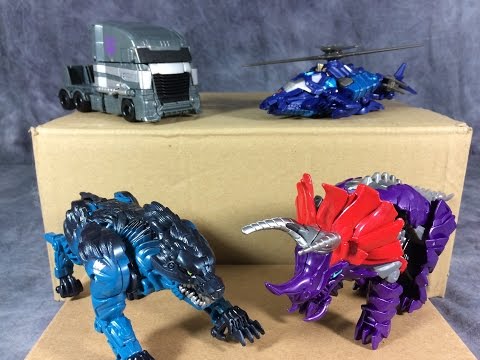 One-Step Changers: Galvatron, Steeljaw, Slug, Autobot Drift