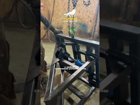 Скоростной отвал Buran-2 коммунальный городской на резиновом ноже - фото 2 - id-p125304545