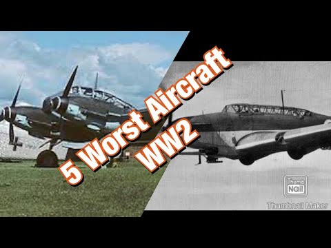 TOP 5 WORST military aircraft used during WW2