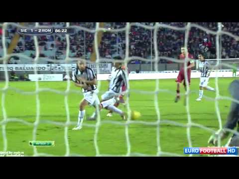 Siena - AS Roma 1-3 All Goals & Highlights 2.12.2012 HD