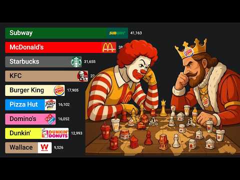 Biggest Fast Food Chains in the World (1950 - 2025) | With Commentary