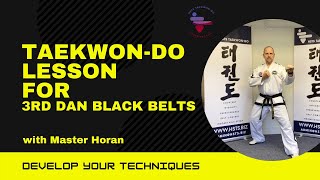 Black belt 3rd Dan patterns