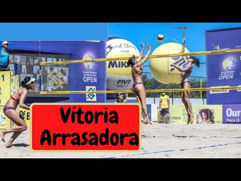 AGATHA E DUDA X BÁRBARA SEIXAS E CAROL SOLBERG FINAL VÔLEI DE PRAIA 8ª ETAPA CIRCUITO BRASILEIRO