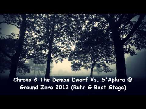Chrono & The Demon Dwarf Vs  S'Aphira @ Ground Zero 2013 (Ruhr G Beat Stage)