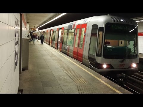 RET Metro 3*Type S (5407 na Mid-Life Revisie) op Delfshaven richting Schiedam Centrum