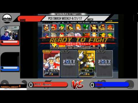 PCG Melee Weekly 4 -21-17 Winners Rd3 PCG Bones vs GJon