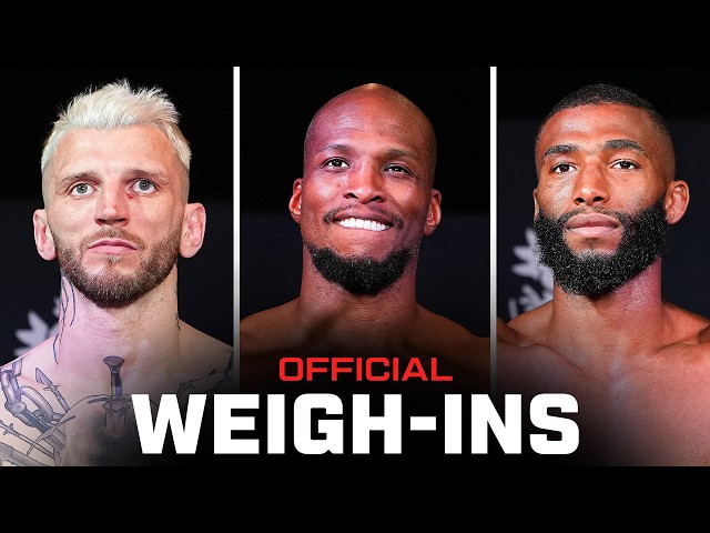UFC Paris Weigh-In Highlights: Hooker vs. Parnasse