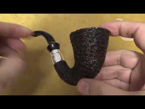 Pipa Brebbia First Calabash Rocciata - filtro 9mm