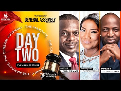 DAY 2 OF THE GENERAL ASSEMBLY WITH KOINONIA (EVENING SESSION) ||20||11||2025