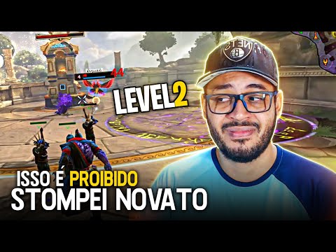 Joguei contra um cara LEVEL 2! SMITE