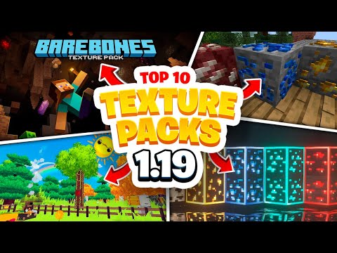 ✨ TOP 10 TEXTURE PACKS for MINECRAFT 1.19 - 1.19.2 (JAVA and BEDROCK) ⭐ TEXTURE PACK 1.19