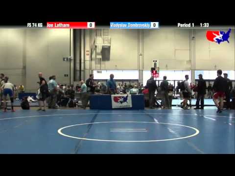 Joe Latham vs. Vladyslav Dombrovskiy at 2013 Las Vegas/ASICS U.S. Open