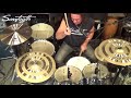 Vinny Appice Live with his Sawtooth Command Series 6 Piece Drum Set w 24" Bass Drum Demo
