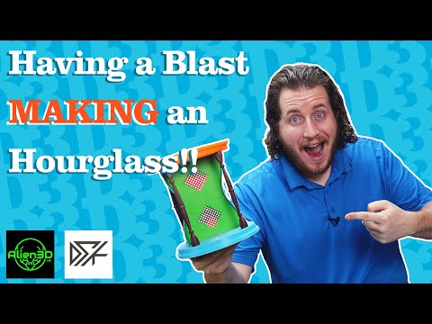 Building a Digital Hourglass from 3D Printed Parts! - Alien3D November UFO Box