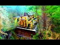 Salvaging An Abandoned TD9 Bulldozer From The Forest Will It Start