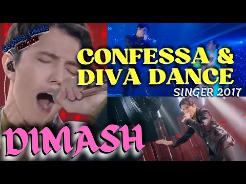 Dimash Reaction – “Confessa & Diva Dance” – Therapist Reaction – Singer 2017 Ep 12