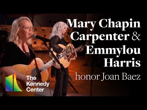 Emmylou Harris and Mary Chapin Carpenter perform for Joan Baez | 43rd Kennedy Center Honors