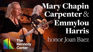 Emmylou Harris and Mary Chapin Carpenter perform for Joan Baez | 43rd Kennedy Center Honors