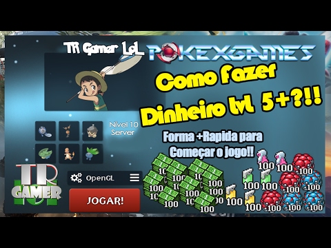 Como Fazer Grana na PokexGames  Para LEVEL 5 a 20+