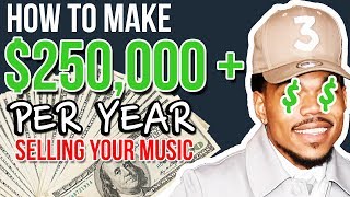 How To Make $250,000+ Per Year Selling YOUR Music!!!