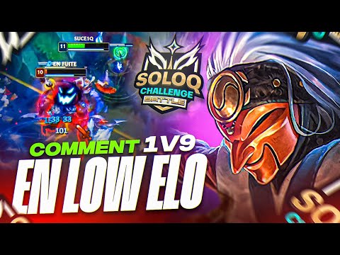 SHACO EN MISSION, SOLOQ CHALLENGE (Les bases pour 1V9 avec un assassin en low elo)