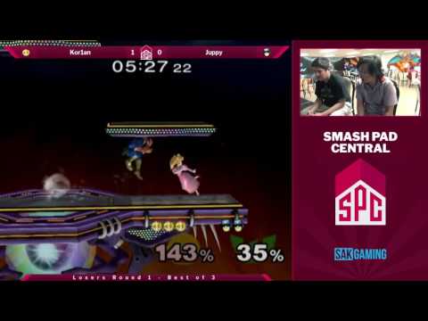 SPC 48 LR1 - Kor1an (Peach) vs Juppy (Captain Falcon)
