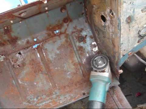 land rover series 3 , stage one bulkhead repairs. 24/8/2016