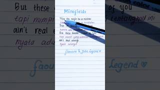 Faouzia ft John Legend ~ Minefields (Lirik dan Terjemah) #songlyrics #shortfeed #minefield