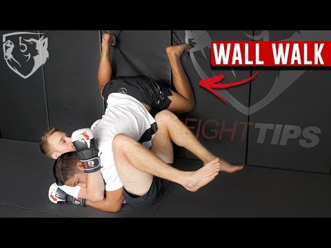 Sneaky Way to Pass Guard in MMA: Wall Walk