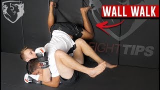 Sneaky Way to Pass Guard in MMA: Wall Walk