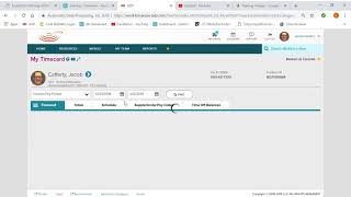 ADP Time Card Approval Process