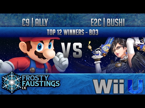 FFIX Smash 4 TOP 12 WINNERS - Bo3 - C9 | Ally (Mario) vs E2C | Bushi (Bayonetta)