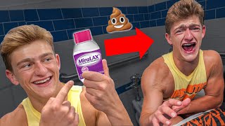 Taking Laxatives Before The Gym…